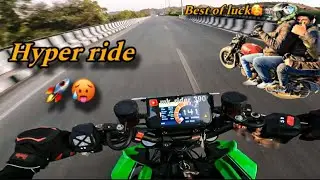 KTM Duke390 Hyper Ride 🥵🔥 || Full Throttle 🚀 @mkrider39T  #hyperride #motovlog
