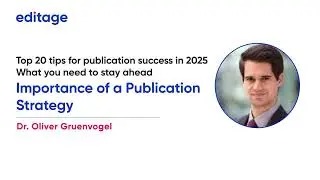 MUST HAVE! Publication Strategy for Successful Research Publication