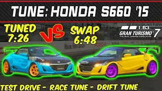 GT7 &mdash; настройка: Honda S660 '15 &mdash; Gran Turismo 7 &mdash; 1,63