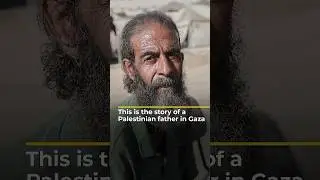 Idris Hausler reads the story of a Palestinian father in Gaza | AJ #shorts