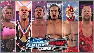 SmackDown vs. RAW 2007 CAWs and Attire Pack | WWE 2K23 Community Creations