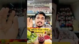 &ldquo;Whole Food = Real Medicine&rdquo;#wholefoods #healthfacts #medicalfacts #nutritiontips #drgss #homeopathy