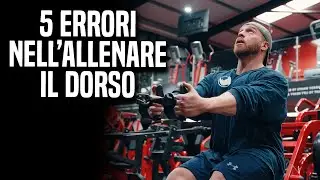 5 errori per il cui Dorso non cresce