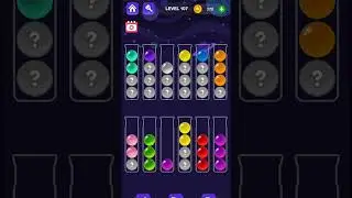 Ball Sort Master Game Level - 107 Without Boosters | Puzzle Games #entertainment #puzzle #games