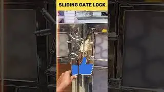 sliding gate lock #steel #shorts #short #viral