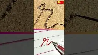 How to write small case letter ''r'' in cursive || lesson 29 || @neetatutorials