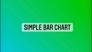 Statistics Simple Bar Chart  #lecture2.5