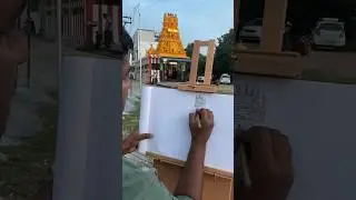 Dindigul RM colony | outdoor drawing | Chennai ovn #perspectivedrawing