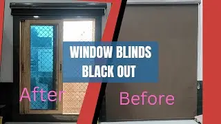 How To Install RollerBlind | Blackout Plain Roller Blind | Cheapest Rate In Bareilly | CITY HANDLOOM