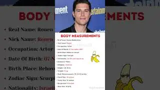 Ronen Rubinstein  Personal Biography #shorts  #ytshortsindia #ytviral #ytshortsvideo