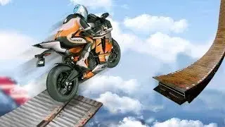 Moto Bike Stunt Racing 2021 - Impossible Tracks Game Android Gameplay
