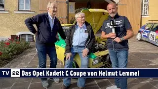 MOTOR TV22: Opel Kadett C Coupe von Helmut Lemmel bei 50 Jahre quer - Rallye Legende Sepp Haider