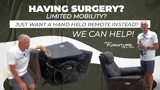 How do I Replace my Button Control Panel with a Handheld Remote on my Power Recliner?