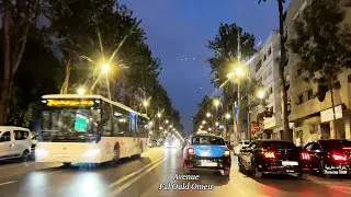 RABAT شوف أجواء خيالية بلحظة ولا أروع بين شوارع أكدال الشهير إلى كورنيش الصباح مرورا بالقامرة التحفة