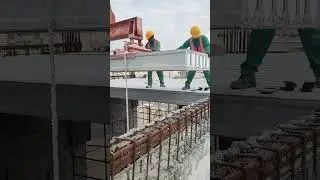 Hollow core slab #hollowcore #slab #construction #youtubeshorts