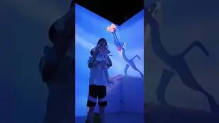 Immersive Disney Animation. #disney #lionking #sandstheatre #mbs #bubbles #frozen