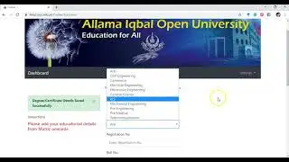 AIOU How to Apply for Merit Based Programs Spring 2020