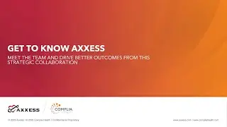 Complia Health | Get To Know Axxess