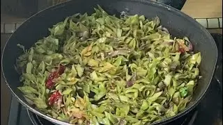 How to cook fry broad beans #cooking #food please comment guys