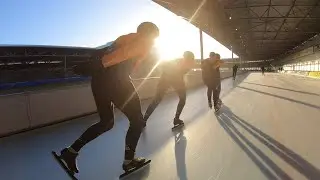 Toerschaatsen Limmer IJsclub op de Meent
