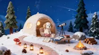 Time slows down in the falling snow ❄️ / Winter Lofi Jazz Beats for Reading & Cozy Nights