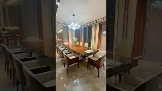 Italy Bentley luxury villa restaurant rectangular dining table conference table#furniture #tables