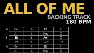 All Of Me (180 BPM, fast swing) Backing Track