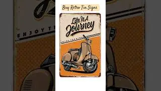 Factorytinsigns.com | Buy Retro Tin Signs Metal Poster | Metal Signs #viralshorts #metalart #tinsign