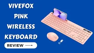 Stylish and Functional: Vivefox Pink Wireless Keyboard Review