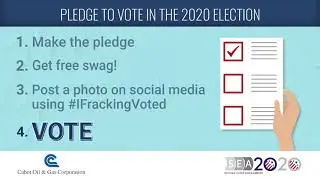 Pledge to vote in the 2020 election!