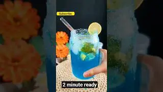 Blue Lagoon Mocktail Recipe 🧊 | Refreshing Summer Drink 💙 | Chill Your Mood Instantly!