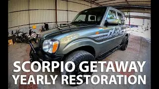 MAHINDRA SCORPIO GETAWAY SERVICE | YEARLY RESTORATION | CERAMIC COAT | TAFLON COAT | 2020