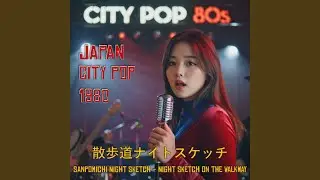 散歩道ナイトスケッチ (Sanpomichi Night Sketch) - Night Sketch on the Walkway