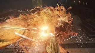 Elden Ring - Red Wolf of Radagon Boss Fight (4K 60FPS)