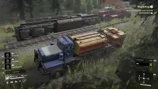Wolf plays snowrunner with viewers part 4