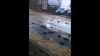 12 inch water main break