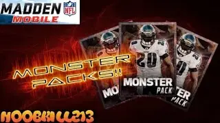 Madden Mobile 16 Most Feared Monster Packs Opening| Most Feared Elite Pull!!
