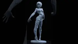 Calm as still water. Sharp as the blade you can&rsquo;t see. #NeonGenesisEvangelion #3dprinting #PIXUP3D