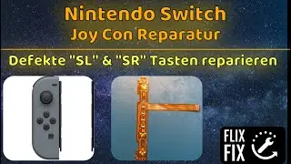 Nintendo Switch - Joycon Controller | Defekte Side Buttons (SL & SR Tasten) reparieren