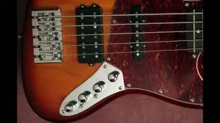 Bassmods KM5 with Ulyate pickups -3 position Quad coil bridge