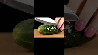 Ultra Satisfying Glass Cucumber Cutting ASMR 🥒✨ | Oddly Satisfying