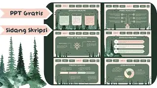 PPT Sidang Skripsi Gratis Tema Hutan Pinus I Part 10