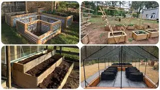 Raised Garden Bed | Homemade Raised Garden bed ideas | Raised Garden bed in Greenhouse