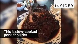 This slow-cooked pork shoulder falls off the bone