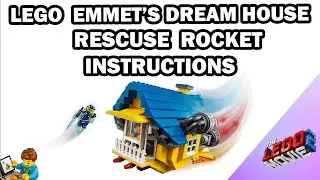 LEGO Emmet's Dream House Rescue Rocket   Building Instructions   THE LEGO MOVIE 2   Set 70831