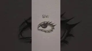 Drawing calm eyes (girl & boy) #tutorial #art #howtodraw #fyp #drawing #shorts