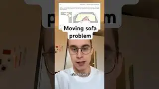 The moving sofa problem, solved ❤️ #math #mathematics #sofa
