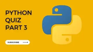 Python Quiz Part 3