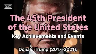 Donald Trump : Key Achievements and Events as the 45th President of the United States