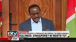 Kalonzo: Singapore? Ni ndoto tu!